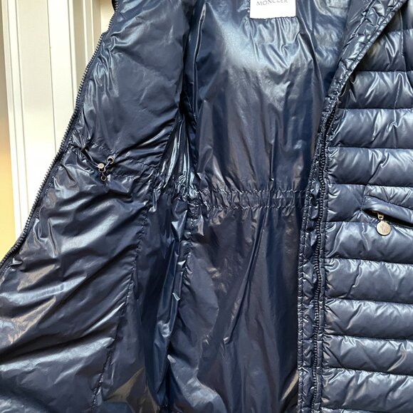 Moncler Girls' Hooded Long Down Jacket - Picture 8 of 16
